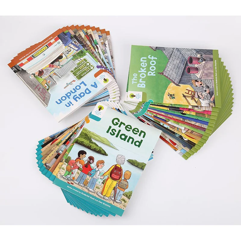 1 set 40 books 7-9 level Oxford reading tree Richer reading learing Helping Child to read Phonics English story Picture book
1 set 40 books 7-9 level Oxford reading tree Richer reading learing Helping Child to read Phonics English story Picture book