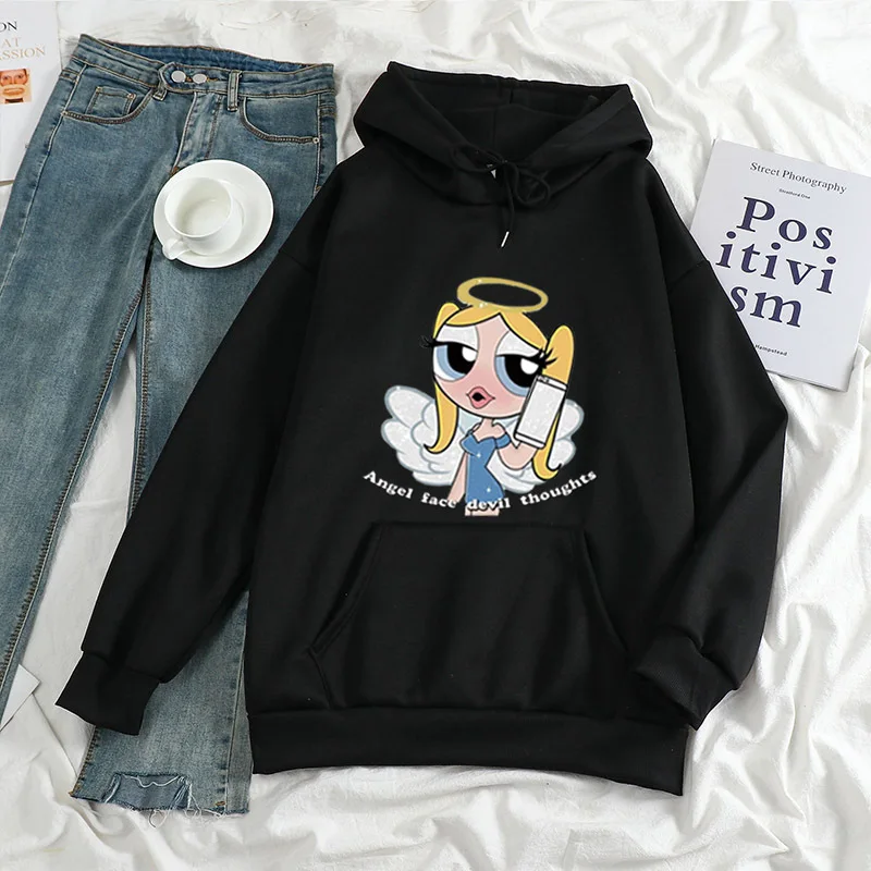 New Kpop Powerpuff Girls Sweatshirt Men/Women Round Neck Couple Wear Casual Fashion Loose Pullover Streetwear Bar Unisex Tee Top
New Kpop Powerpuff Girls Sweatshirt Men/Women Round Neck Couple Wear Casual Fashion Loose Pullover Streetwear Bar Unisex Tee Top