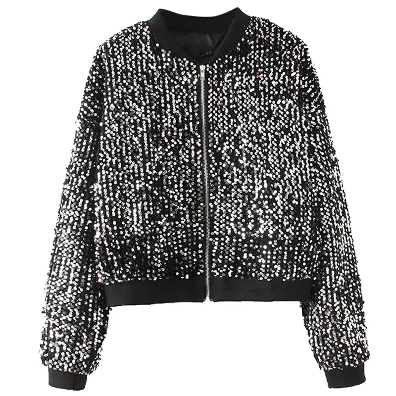 Women's wear 2020 new super hot heavy industry sequined jacket European and American style ins short handsome jacket
Women's wear 2020 new super hot heavy industry sequined jacket European and American style ins short handsome jacket