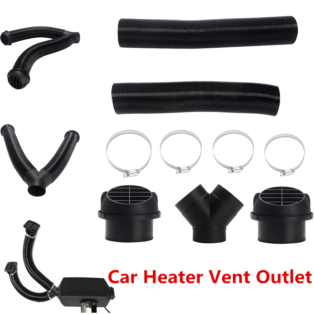 75mm Car Heater Air Outlet +Parking Heater Air Vent + Ducting Y Branch + 4Pcs Hose Clip For Parking Diesel Heater Replacement
75mm Car Heater Air Outlet +Parking Heater Air Vent + Ducting Y Branch + 4Pcs Hose Clip For Parking Diesel Heater Replacement