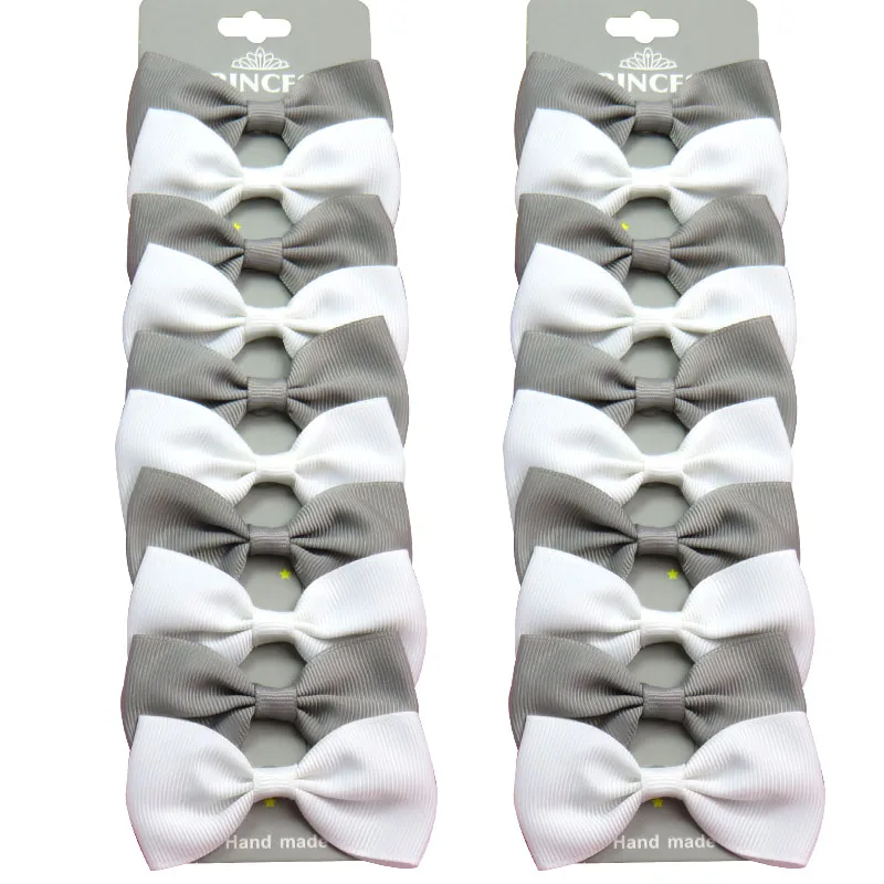 20PCS/Lot Cute Gray White With Clip Grosgrain Ribbon Bow Hairpins 2020 Scrunchie Korean CLIP Hair Accessories For Baby Girl
20PCS/Lot Cute Gray White With Clip Grosgrain Ribbon Bow Hairpins 2020 Scrunchie Korean CLIP Hair Accessories For Baby Girl