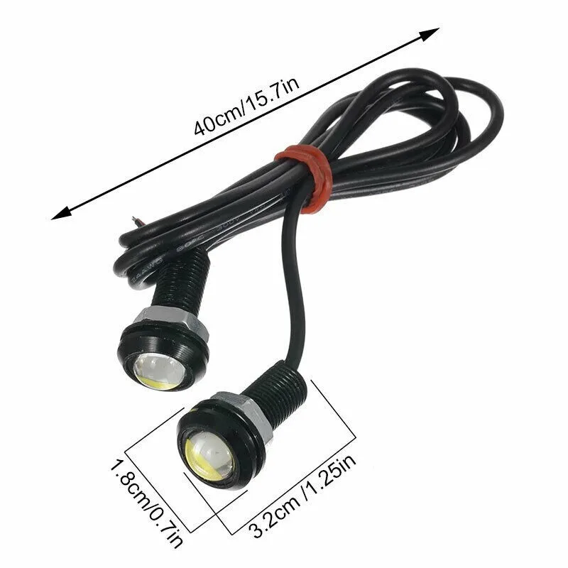 10pcs LED Eagle Eye Lights 18mm 9W COB White LED Eagle Eye Car Fog Light DRL Reverse Turn Signal Bulbs
10pcs LED Eagle Eye Lights 18mm 9W COB White LED Eagle Eye Car Fog Light DRL Reverse Turn Signal Bulbs
