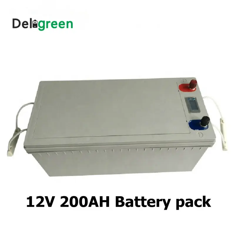 12V 200AH Lithium 3.2V LiFePO4 14.6V Battery pack for Solar Energy storage system Electric Boat Yatch with Led display 
12V 200AH Lithium 3.2V LiFePO4 14.6V Battery pack for Solar Energy storage system Electric Boat Yatch with Led display