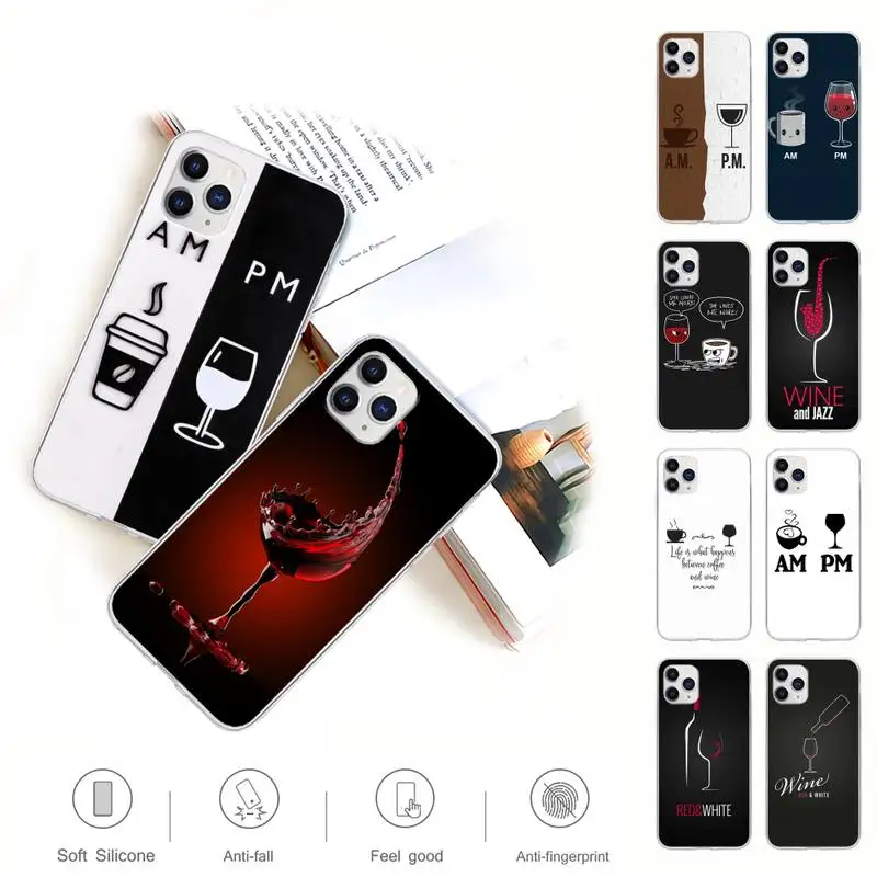 Coffee Wine Cup Transparent Cell Phone Cover Case For IPhone 12 11 Pro Max Xs X Xr 7 8 6 6s Plus 5 5s Se 2020
Coffee Wine Cup Transparent Cell Phone Cover Case For IPhone 12 11 Pro Max Xs X Xr 7 8 6 6s Plus 5 5s Se 2020