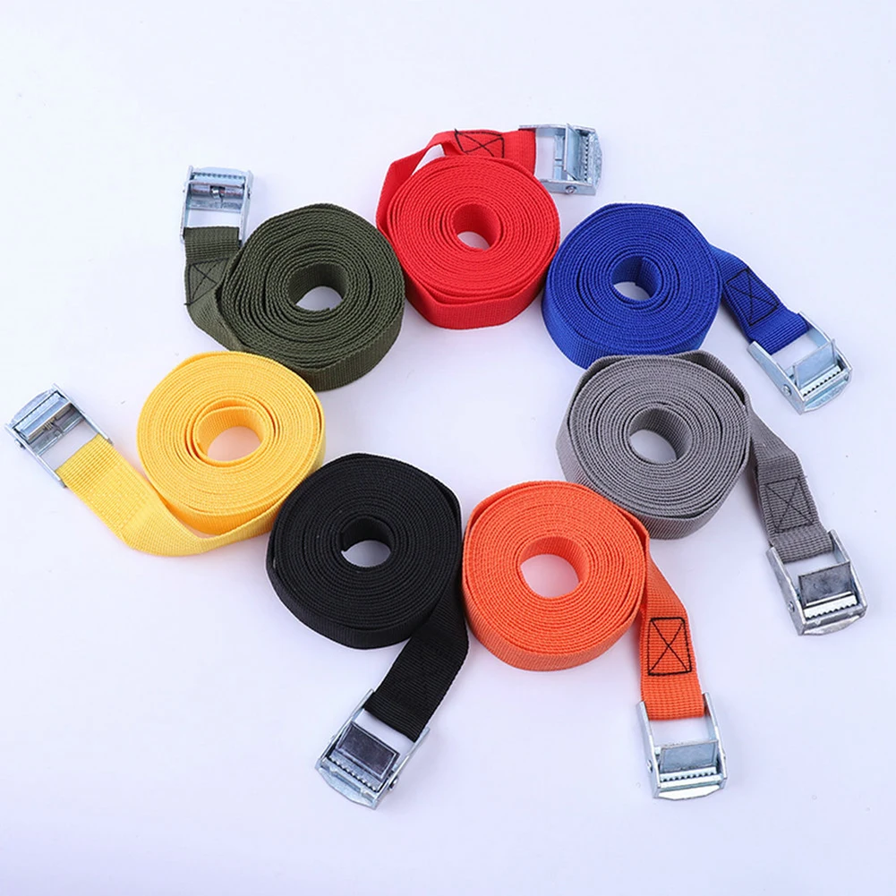 2M Buckle Tie-Down Belt Cargo Straps for Car Motorcycle Bike with Metal Buckle Tow Rope Strong Ratchet Belt for Luggage Bag
2M Buckle Tie-Down Belt Cargo Straps for Car Motorcycle Bike with Metal Buckle Tow Rope Strong Ratchet Belt for Luggage Bag