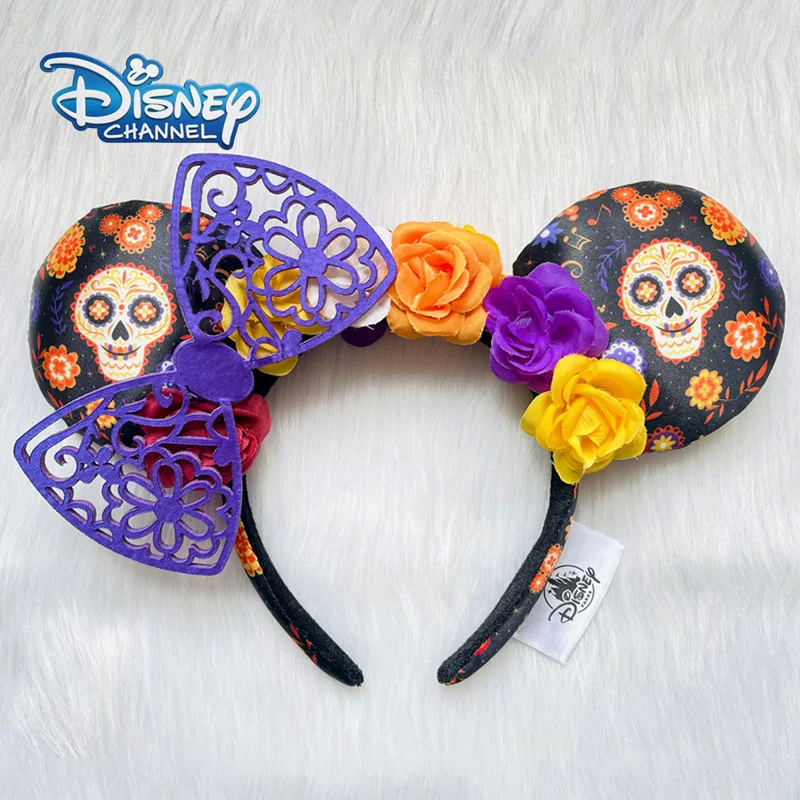 Disney Mickey Mouse Minnie Ear COCO Skull Headbands Flowers Bow Plush Headwear Headdress Cosplay Kid Soft Original Headband Gift 
Disney Mickey Mouse Minnie Ear COCO Skull Headbands Flowers Bow Plush Headwear Headdress Cosplay Kid Soft Original Headband Gift