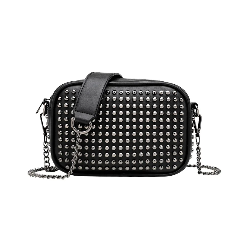 2021 New Brand Rivet Shoulder Bags Ladies Chain Crossbody Bags for Women Bag Small Punk Messenger Bags Female Vintage
2021 New Brand Rivet Shoulder Bags Ladies Chain Crossbody Bags for Women Bag Small Punk Messenger Bags Female Vintage