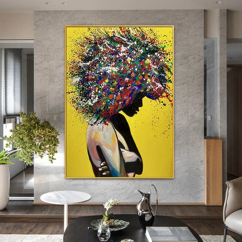 Abstract Graffiti Art African Girl Wall Art Canvas Painting Posters and Prints Street Art Wall Pictures Living Room Home Decor
Abstract Graffiti Art African Girl Wall Art Canvas Painting Posters and Prints Street Art Wall Pictures Living Room Home Decor