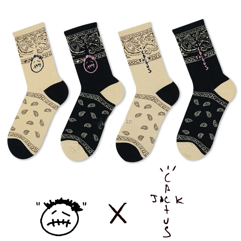 2021 New Men Socks Skate Crew Socks Male Sport Travis Scott Cactus Jack Bandanas Socks Streetwear Hip Hop Street Socks
2021 New Men Socks Skate Crew Socks Male Sport Travis Scott Cactus Jack Bandanas Socks Streetwear Hip Hop Street Socks