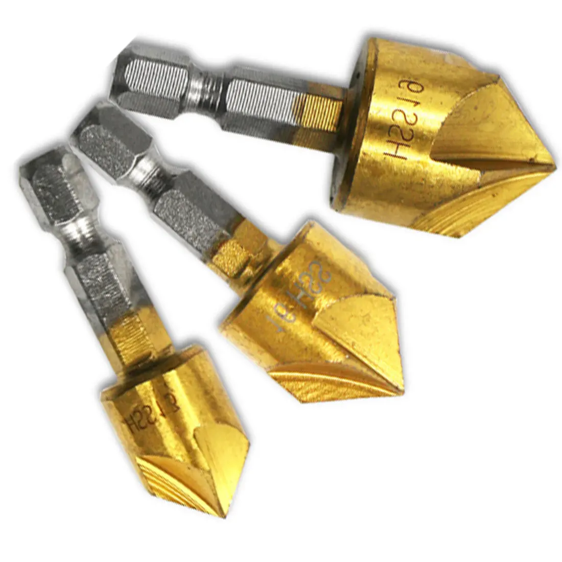 6PCS/set Chamfer Countersink 90 Degree 6mm-19mm Countersink Drill Bit 5 Flute1/4" ShankWood Chamfering Cutter Chamfer
6PCS/set Chamfer Countersink 90 Degree 6mm-19mm Countersink Drill Bit 5 Flute1/4" ShankWood Chamfering Cutter Chamfer