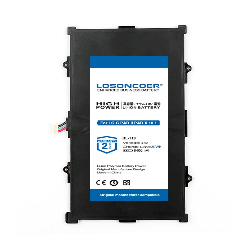 Аккумулятор LOSONCOER BL-T18 8400 мАч для планшетного ПК LG G PAD II X 10 1 V930 V935 | Компьютеры и