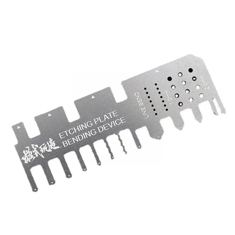 Hobby Etching Sheet Copper Tube Bending Molding Folding The Processing Tool Pressure Model Ruler Etched Hand Chip Auxiliary H8F2 
Hobby Etching Sheet Copper Tube Bending Molding Folding The Processing Tool Pressure Model Ruler Etched Hand Chip Auxiliary H8F2