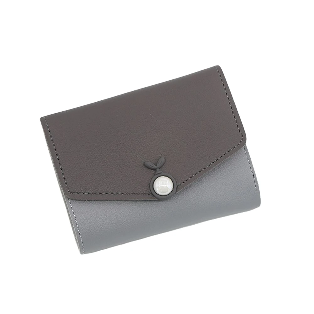 Women Portable Three-fold Coin Short Purse Exquisite Ladies Wallet Fashion Mini Snap Closure Solid Color Card Pack
Women Portable Three-fold Coin Short Purse Exquisite Ladies Wallet Fashion Mini Snap Closure Solid Color Card Pack