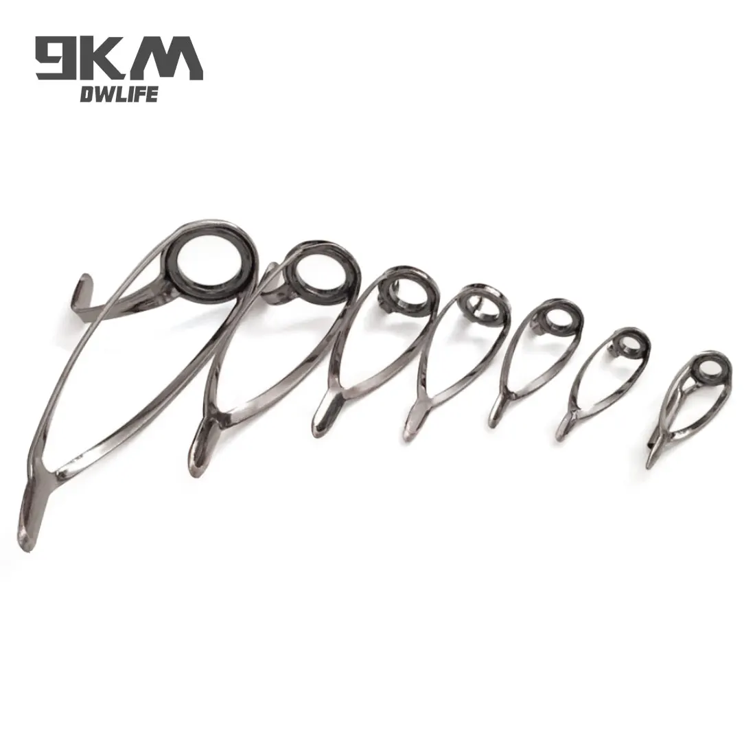 7Pcs Fishing Rod Guides Tip Tops Replacement Sea Heavy Duty Boat Spinning Bait Casting Fishing Rod Guides Repair Kits 4mm~14mm
7Pcs Fishing Rod Guides Tip Tops Replacement Sea Heavy Duty Boat Spinning Bait Casting Fishing Rod Guides Repair Kits 4mm~14mm