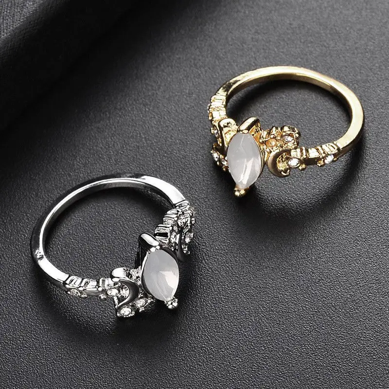 Hot Sale Fashion Moon Ring For Women Classic Geometric Moonstone Sliver/Rose Gold Color Rings Wedding Engagement Jewelry
Hot Sale Fashion Moon Ring For Women Classic Geometric Moonstone Sliver/Rose Gold Color Rings Wedding Engagement Jewelry