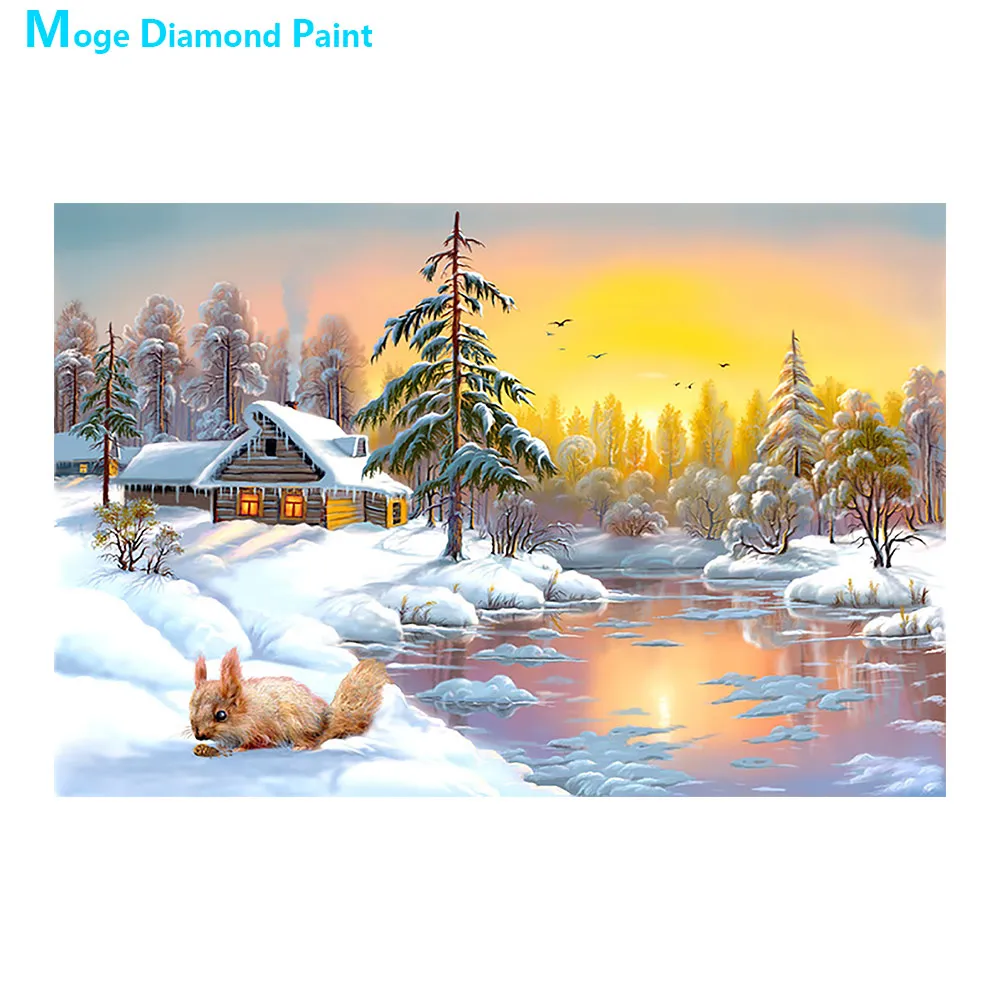 Winter Snow Country Field Lakeside Diamond Painting Scenic Round Full Drill Nouveaute DIY Mosaic Embroidery 5D Cross Stitch Gift
Winter Snow Country Field Lakeside Diamond Painting Scenic Round Full Drill Nouveaute DIY Mosaic Embroidery 5D Cross Stitch Gift