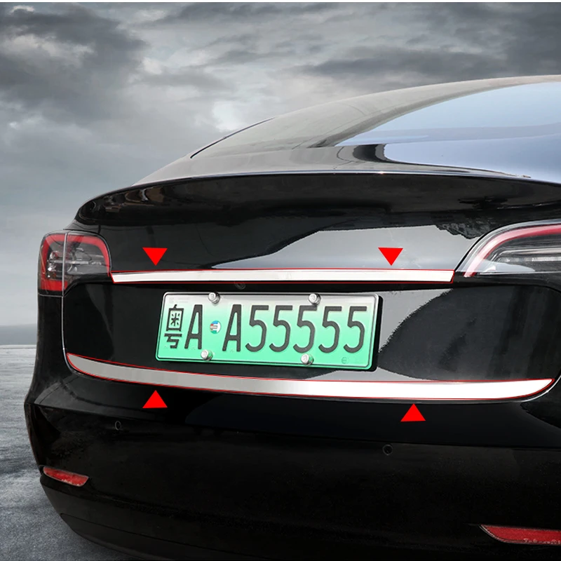 Car Auto Accessory Rear Tail Trunk Door Lid & Upper Tailgate Overlay Strip Cover Trim Bright Silver Fit For Tesla Model 3
Car Auto Accessory Rear Tail Trunk Door Lid & Upper Tailgate Overlay Strip Cover Trim Bright Silver Fit For Tesla Model 3