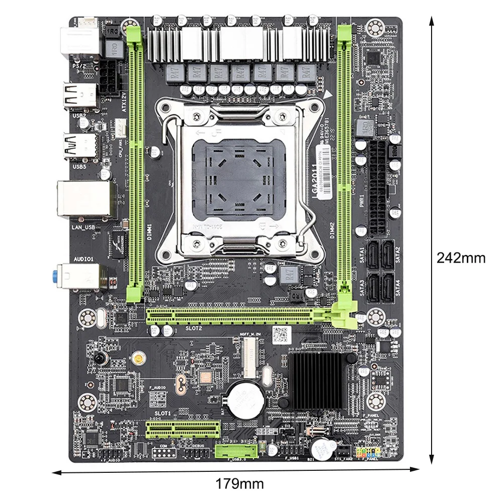 Материнская плата X79M2 для компьютера, 2,0 дюйма, DDR3, 64 ГБ, USB 2,0, SATA 2,0, гигабитная сетевая карта, материнская плата, поддержка ЦП серии LGA2011 
Материнская плата X79M2 для компьютера, 2,0 дюйма, DDR3, 64 ГБ, USB 2,0, SATA 2,0, гигабитная сетевая карта, материнская плата, поддержка ЦП серии LGA2011