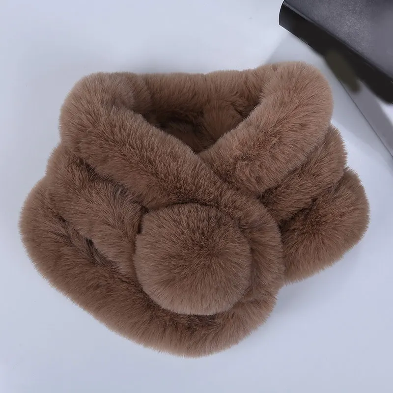 winter scarf Luxury Faux Fur Warm Scarf Fashion Soft Plush Thicken Snood Scarves Shawl for Adult Kids Women Girls
winter scarf Luxury Faux Fur Warm Scarf Fashion Soft Plush Thicken Snood Scarves Shawl for Adult Kids Women Girls