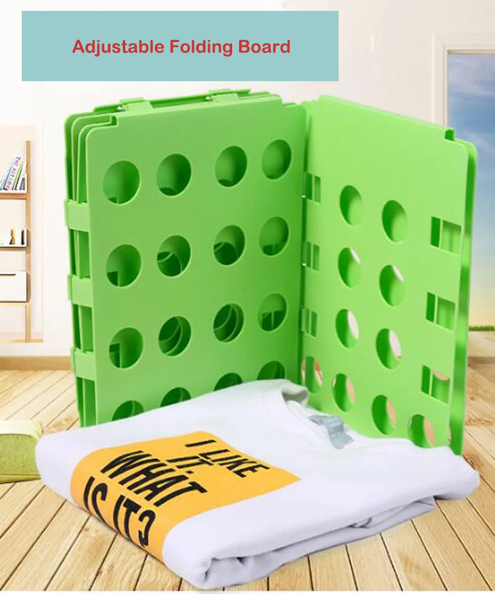 Multi-funcitonal Adjustable Adult Magic Clothing Folder T-Shirt Jumpers Organiser Fold Save Time Clothes Quick Clothes Folding
Multi-funcitonal Adjustable Adult Magic Clothing Folder T-Shirt Jumpers Organiser Fold Save Time Clothes Quick Clothes Folding