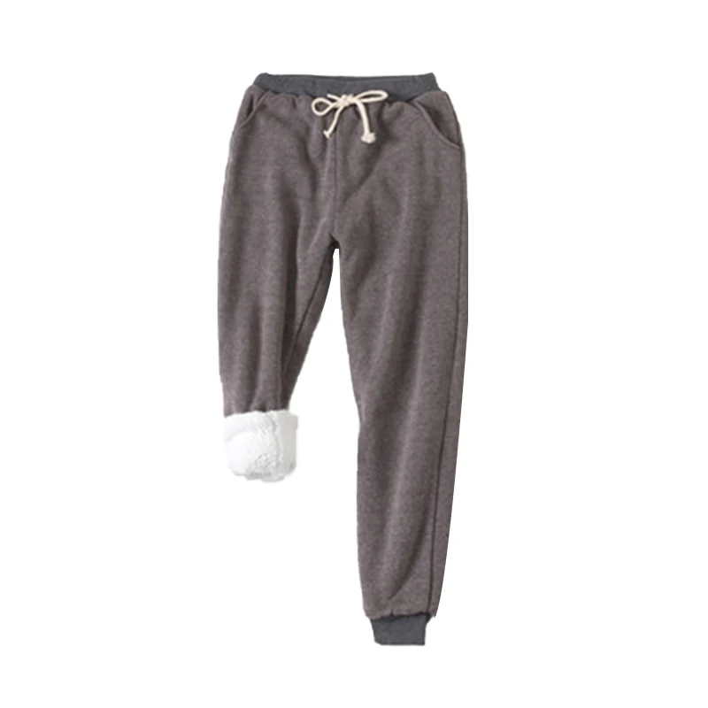 2021 New Winter Women's Lamb Wool Track Pants Solid Lined Warm Sweatpants Athletic Loose Hip Hop Joggers Drawstring Pants
2021 New Winter Women's Lamb Wool Track Pants Solid Lined Warm Sweatpants Athletic Loose Hip Hop Joggers Drawstring Pants