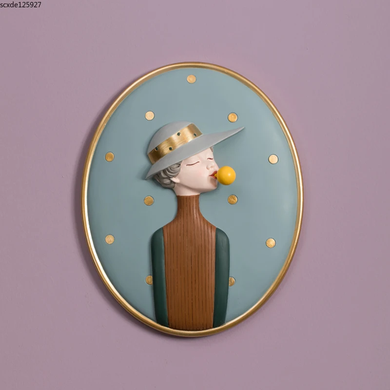 European Resin Balloon Girl Wall Ornaments Children's Room Decoration Oval Character Background Wall Pendant Art Home Decoration
European Resin Balloon Girl Wall Ornaments Children's Room Decoration Oval Character Background Wall Pendant Art Home Decoration