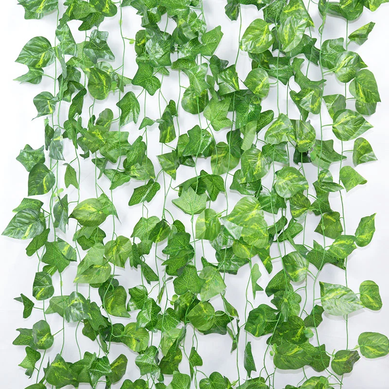 10pcs 230cm Green Ivy Vine Artificial Hanging Leaf Garland Plants Leaves DIY Home Garden Wedding Birthday Party Wall Decoration
10pcs 230cm Green Ivy Vine Artificial Hanging Leaf Garland Plants Leaves DIY Home Garden Wedding Birthday Party Wall Decoration