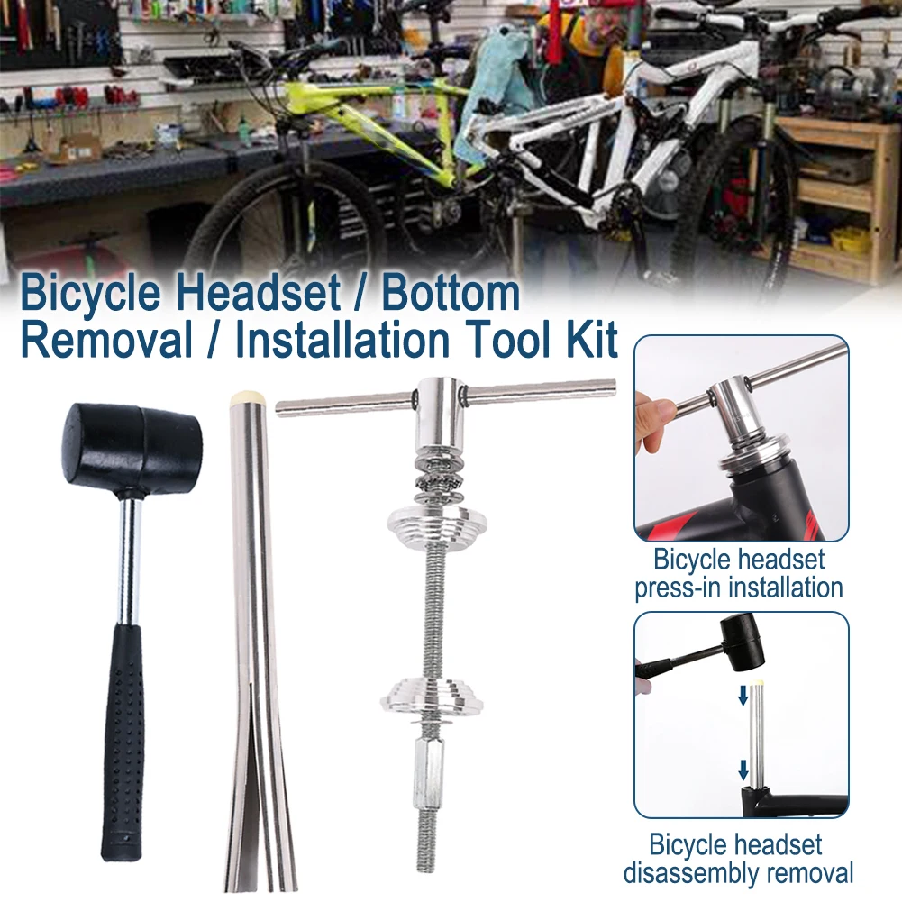 Bicycle Headset Installation Removal Tools Bike Bottom Bracket Cup Press Fit Install Tool Set Bike Repair Tool
Bicycle Headset Installation Removal Tools Bike Bottom Bracket Cup Press Fit Install Tool Set Bike Repair Tool