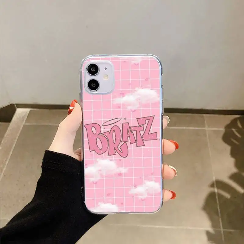 Cute doll BRATZ fashion design pattern high quality Phone Case Transparent for iPhone 6 7 8 11 12 s mini pro X XS XR MAX Plus
Cute doll BRATZ fashion design pattern high quality Phone Case Transparent for iPhone 6 7 8 11 12 s mini pro X XS XR MAX Plus