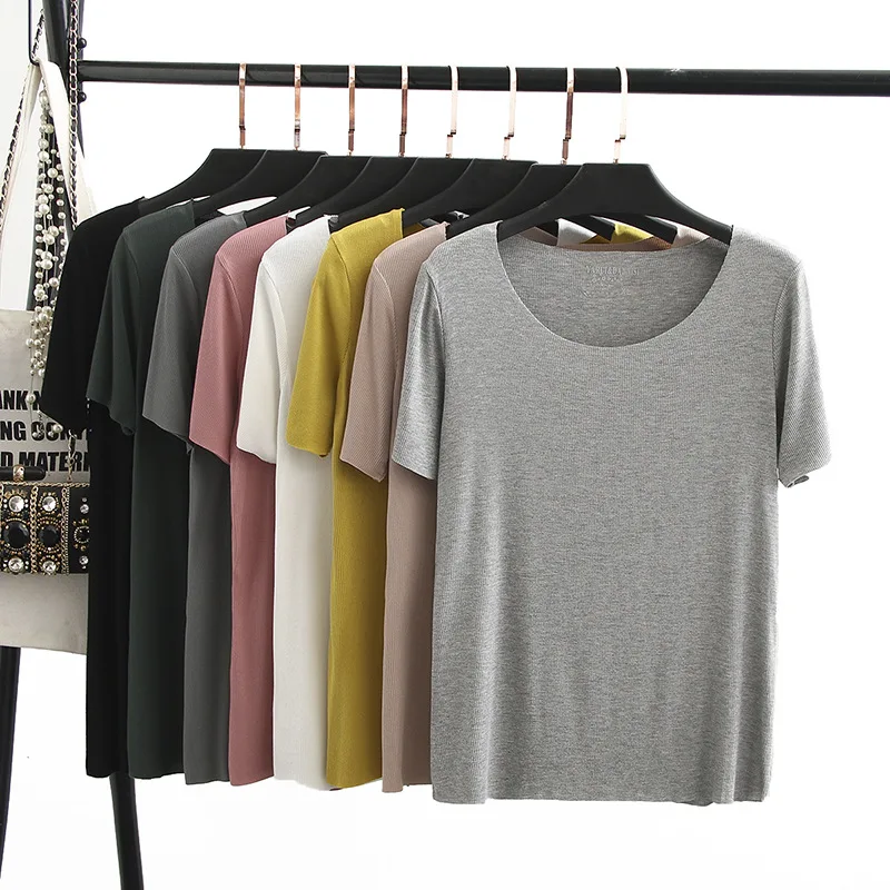 Женская летняя футболка, Женские однотонные топы, Женская Модальная футболка с коротким рукавом и круглым вырезом, свободная модная одежда,...
Женская летняя футболка, Женские однотонные топы, Женская Модальная футболка с коротким рукавом и круглым вырезом, свободная модная одежда,...