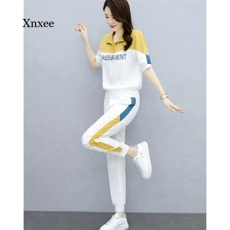 Новинка лета 2021, Модный женский костюм для спорта и отдыха, женские топы с коротким рукавом, тонкие костюмы из двух предметов в западном стил...
Новинка лета 2021, Модный женский костюм для спорта и отдыха, женские топы с коротким рукавом, тонкие костюмы из двух предметов в западном стил...