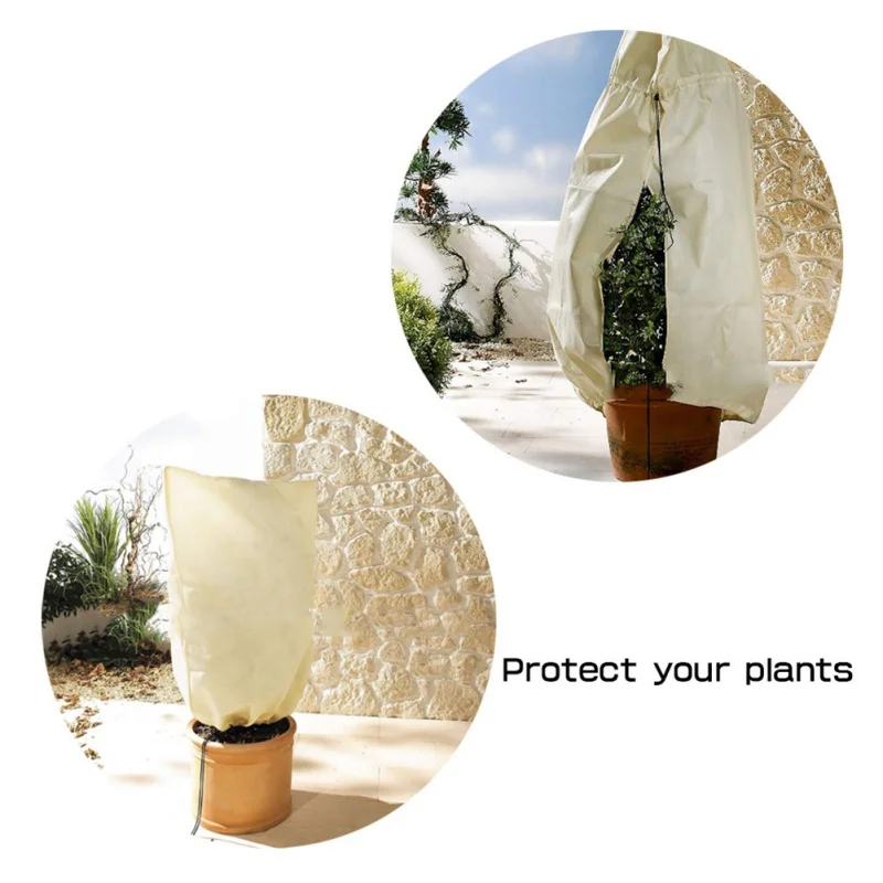 Greenhouse Plant Cover Bag for Garden Tree Flowers Shrub Sunblock Frost Protection Trees Supplies | Дом и сад