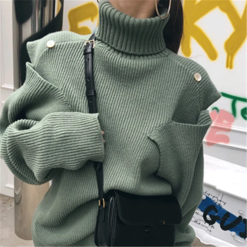 YAMDI women solid sweater female woman spring autumn winter sweater solid knitted turtleneck hpllow out elegant vintage jumper
YAMDI women solid sweater female woman spring autumn winter sweater solid knitted turtleneck hpllow out elegant vintage jumper