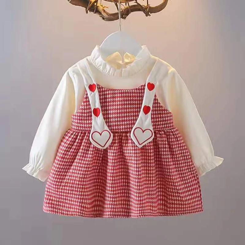 2021 New Spring And Autumn Girls Dress Plaid Pattern Skirt 1-2-3-4 Years Old Girl Korean Casual Style Dress Baby Princess Dress
2021 New Spring And Autumn Girls Dress Plaid Pattern Skirt 1-2-3-4 Years Old Girl Korean Casual Style Dress Baby Princess Dress