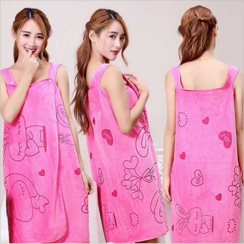 Microfiber Soft Bath Towel Fashion Women Sexy Wearable Quick Dry Magic Bathing Spa Bathrobes Wash Clothing Beach Dresses 
Microfiber Soft Bath Towel Fashion Women Sexy Wearable Quick Dry Magic Bathing Spa Bathrobes Wash Clothing Beach Dresses