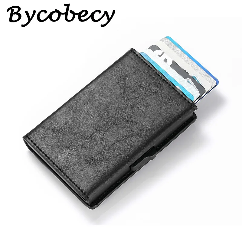 Bycobecy RFID Carbon ID Card Holder PU Leather Card Case Single Box Smart Credit Card Holder 2019 New Arrivals RFID Coin Purse
Bycobecy RFID Carbon ID Card Holder PU Leather Card Case Single Box Smart Credit Card Holder 2019 New Arrivals RFID Coin Purse