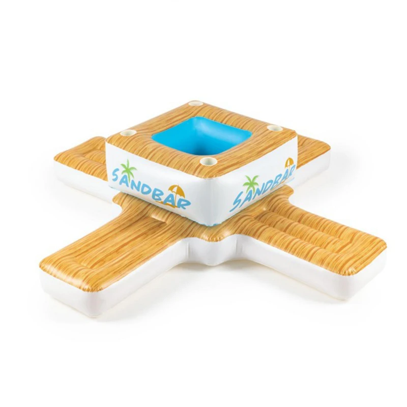 Pool Party Water Bar Floating Island Inflatable Beer Keg Floating Row Four-person Ice Bucket Floating Drink Holder Water Toys
Pool Party Water Bar Floating Island Inflatable Beer Keg Floating Row Four-person Ice Bucket Floating Drink Holder Water Toys