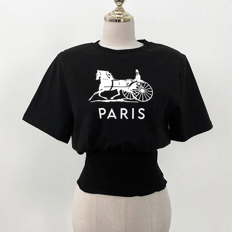Korean Funny Printed Summer T-Shirts Women O-Neck Short Sleeve Casual Loose Shirts Tops Boyfriend Slim Waist Streetwear Z439
Korean Funny Printed Summer T-Shirts Women O-Neck Short Sleeve Casual Loose Shirts Tops Boyfriend Slim Waist Streetwear Z439