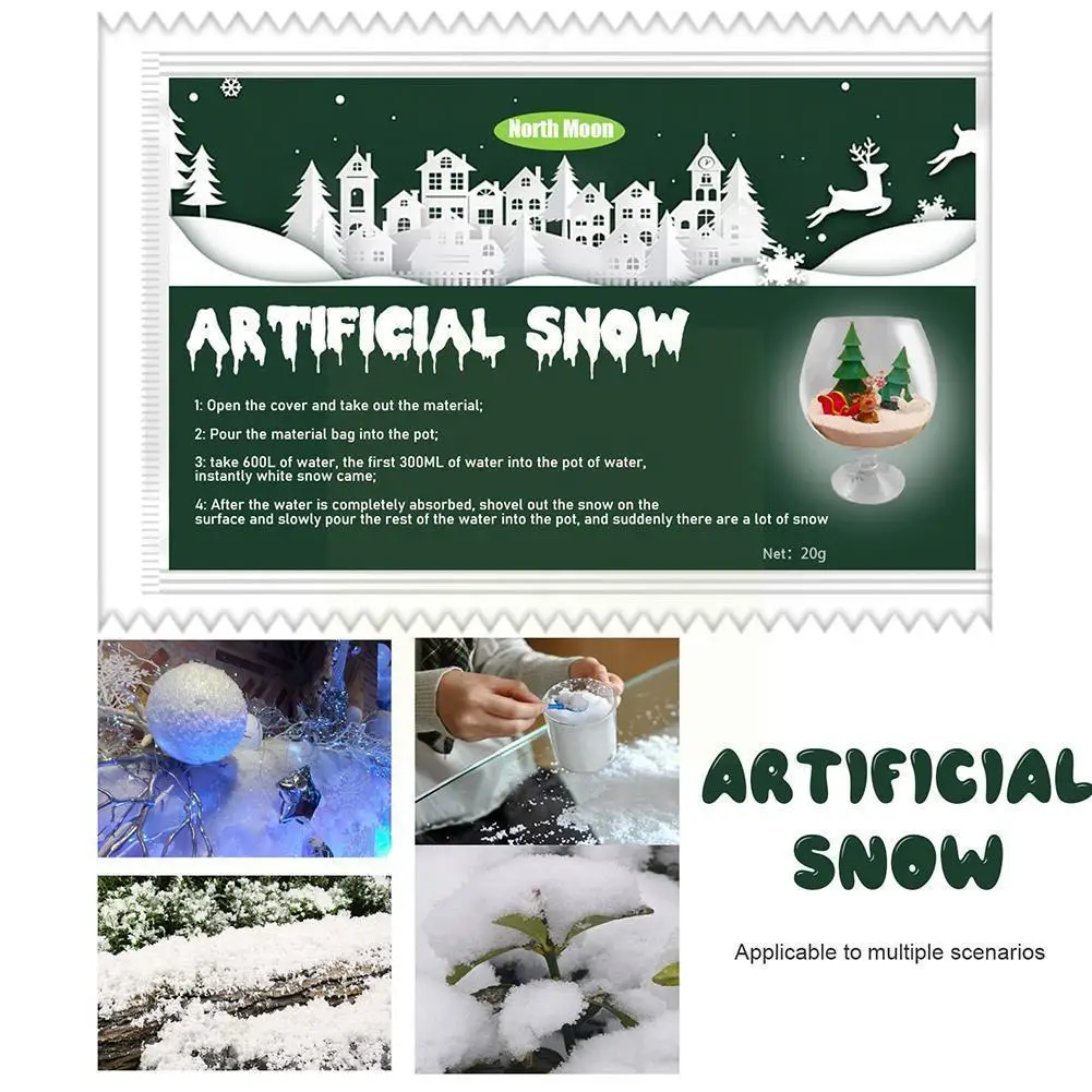 20g Artificial Magic Dry Powder For Chidren Kids Winter Ball Props Diy Powder Christmas Decoration Q7l3 
20g Artificial Magic Dry Powder For Chidren Kids Winter Ball Props Diy Powder Christmas Decoration Q7l3