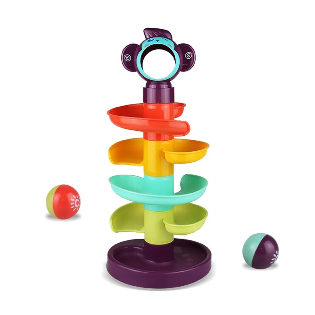 Monkey Spiral Tower Toy Set Ball Drop And Roll Activity Toy Colorful Ramps Rattling Balls Hands-on Ability For Kids
Monkey Spiral Tower Toy Set Ball Drop And Roll Activity Toy Colorful Ramps Rattling Balls Hands-on Ability For Kids