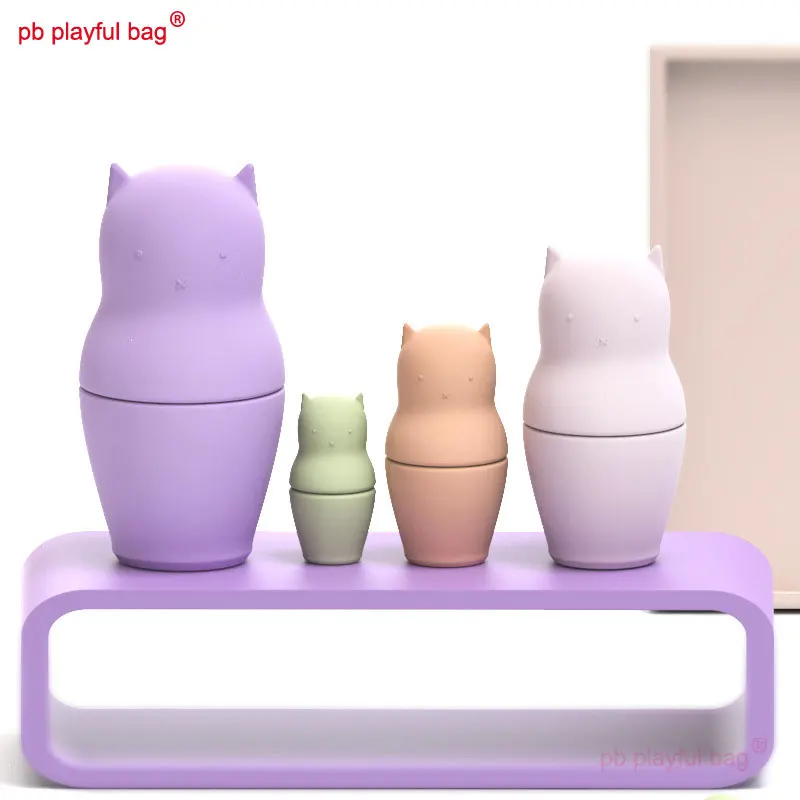 PB Playful Bag Russian Dolls Silicone Matryoshka Toy Cute cat Children's gifts Home Decor Doll Toy Set HG165
PB Playful Bag Russian Dolls Silicone Matryoshka Toy Cute cat Children's gifts Home Decor Doll Toy Set HG165