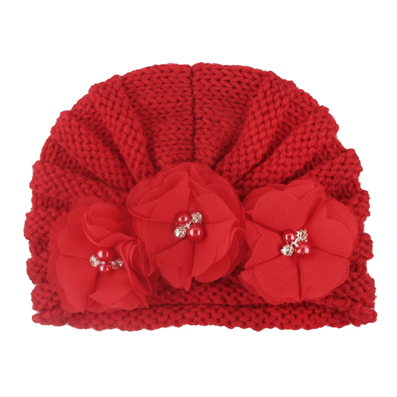 2019 Cute Newborn Toddler Kids Baby Boy Girl Turban Hat Cotton Knitting Three Flower Pearl Beanie Hat Winter Warm Cap Pure Color
2019 Cute Newborn Toddler Kids Baby Boy Girl Turban Hat Cotton Knitting Three Flower Pearl Beanie Hat Winter Warm Cap Pure Color