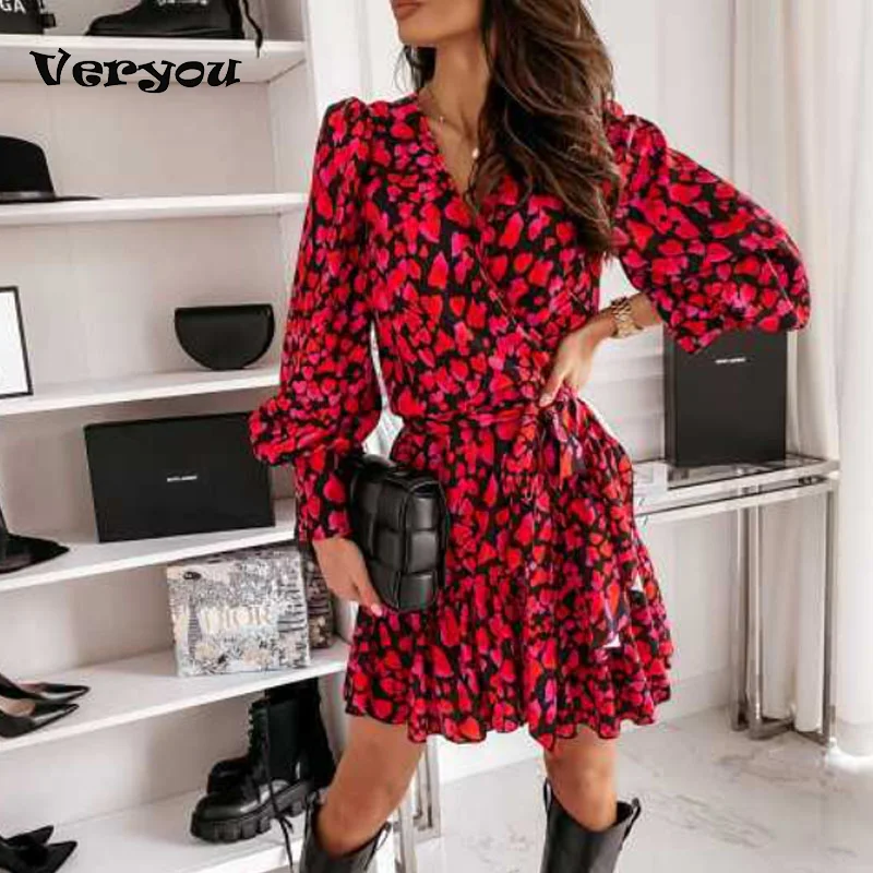Elegant Women Heart Print Mini Shirt Dress Sweet New Ruffle Spring Autumn A-Line Dress Casual V-Neck Button Party Dress Vestidos
Elegant Women Heart Print Mini Shirt Dress Sweet New Ruffle Spring Autumn A-Line Dress Casual V-Neck Button Party Dress Vestidos