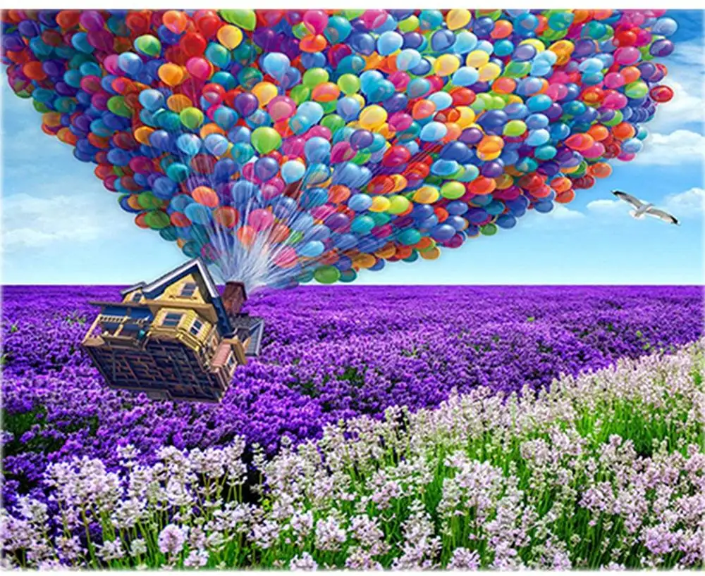 5D Poured Glue Diamond Painting Kits Scalloped Edge Lavender Balloon Diy Full Embroidery Flower Scenery Mosaic Rhinestone Decor
5D Poured Glue Diamond Painting Kits Scalloped Edge Lavender Balloon Diy Full Embroidery Flower Scenery Mosaic Rhinestone Decor