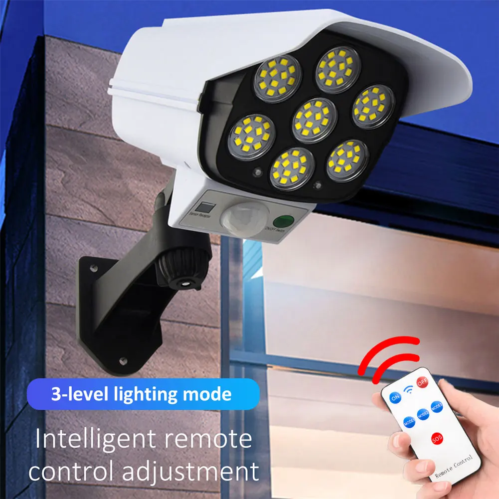 Solar Wall Lamp Simulation Surveillance Fake Outdoor CCTV Camera with Motion Sensor Detection Light Human Body Induction Light
Solar Wall Lamp Simulation Surveillance Fake Outdoor CCTV Camera with Motion Sensor Detection Light Human Body Induction Light