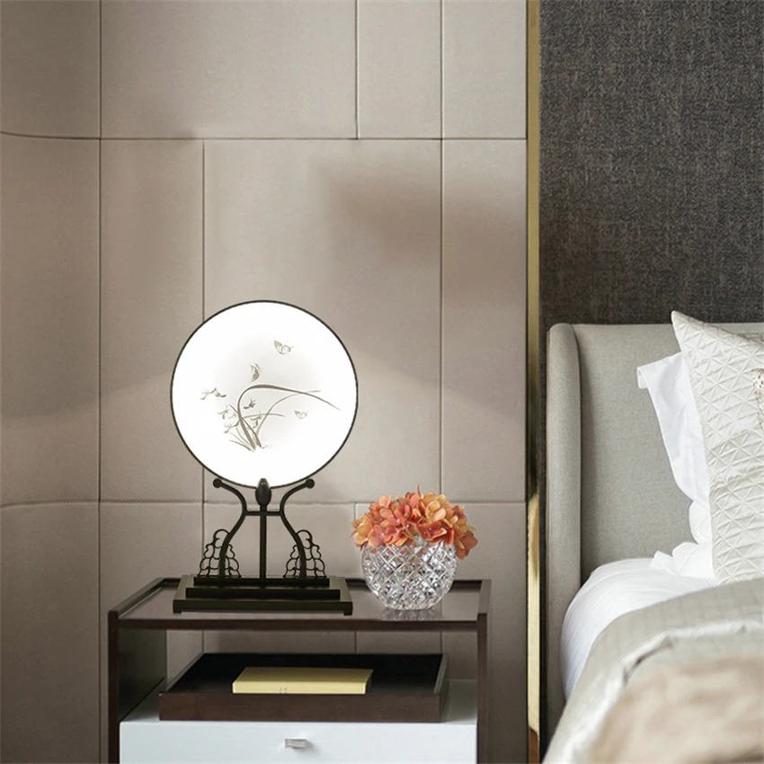 Chinese Retro Style Round Decoration Table Lamps Modern Living Room Study Villa Hotel Art Deco Bedroom Bedside LED Table Light
Chinese Retro Style Round Decoration Table Lamps Modern Living Room Study Villa Hotel Art Deco Bedroom Bedside LED Table Light