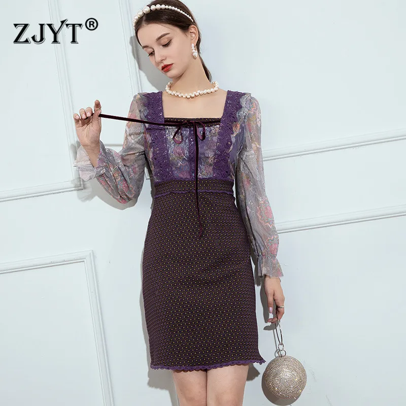 2022 Fashion Runway Square Collar Lace Patchwork Spring Dress for Women Elegant Long Sleeve Empire Vintage Party Vestidos
2022 Fashion Runway Square Collar Lace Patchwork Spring Dress for Women Elegant Long Sleeve Empire Vintage Party Vestidos