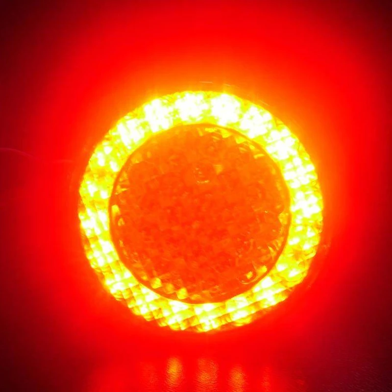 2Pcs Waterproof Round Tail Lights For Truck Trailer Lorry Bus 12V LED Car Back Light Red Amber Stop Turn Signal Rear Lamp Emark
2Pcs Waterproof Round Tail Lights For Truck Trailer Lorry Bus 12V LED Car Back Light Red Amber Stop Turn Signal Rear Lamp Emark