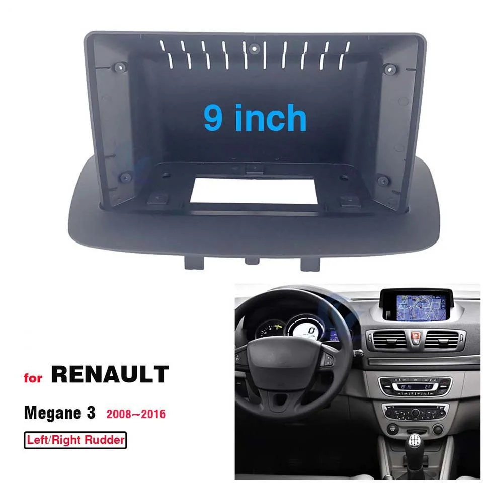 9" Car radio radio Fascia Frame Facials Install Panel Dashboard Trim Kit for Renault Megane 3 Fluence 2009-2014
9" Car radio radio Fascia Frame Facials Install Panel Dashboard Trim Kit for Renault Megane 3 Fluence 2009-2014
