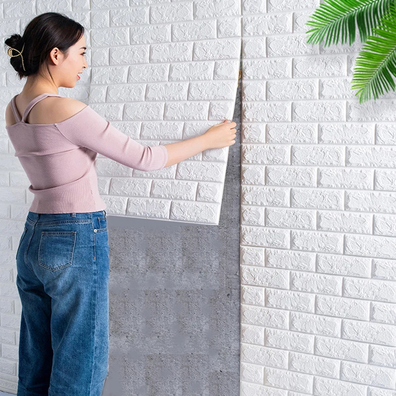 Wallpaper Peel and Stick Self adhesive Living Room Brick Stickers 3D Wall Panel Bedroom Kids Room Brick Papers Home Decor
Wallpaper Peel and Stick Self adhesive Living Room Brick Stickers 3D Wall Panel Bedroom Kids Room Brick Papers Home Decor